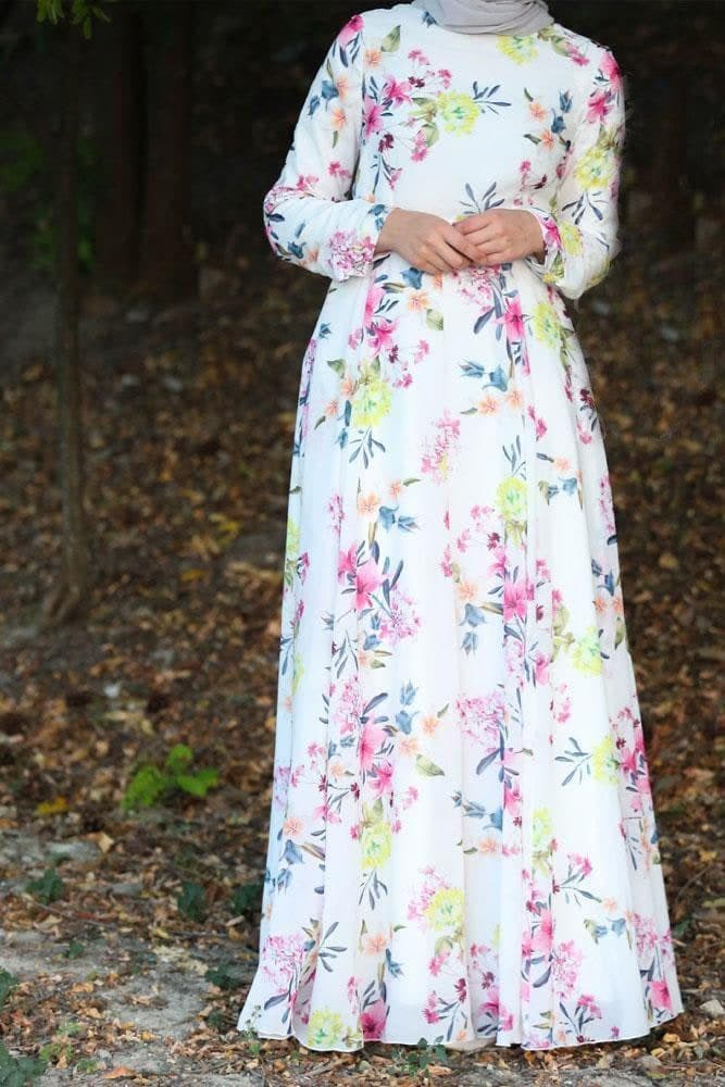Randa Dress in white, view 6