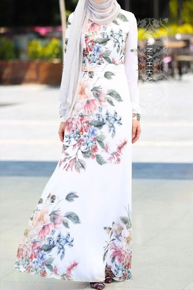 Melis Dress in white, view 3