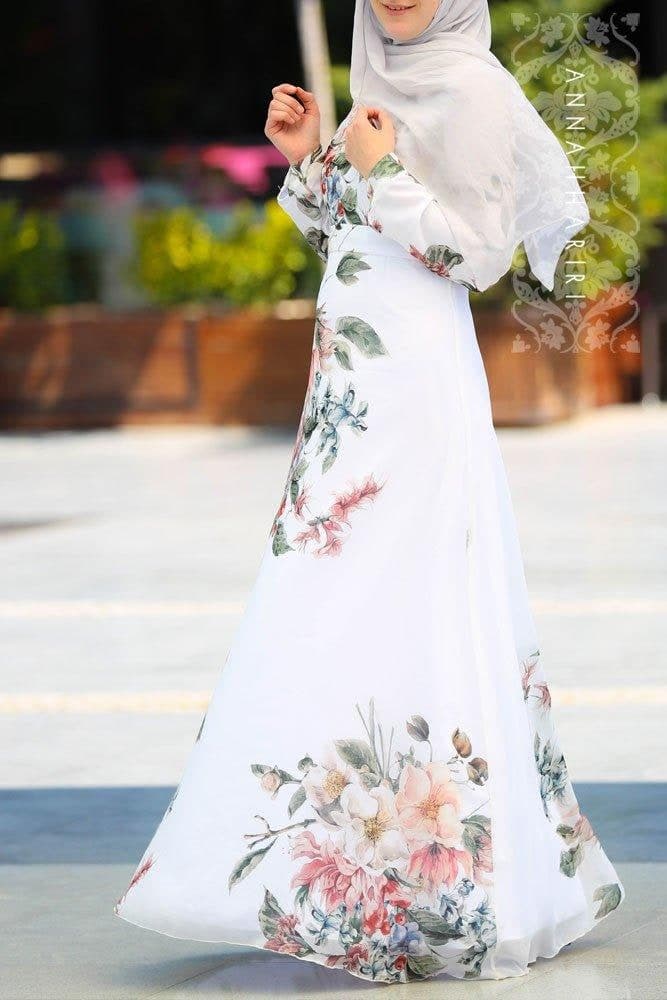 Melis Dress in white, view 5