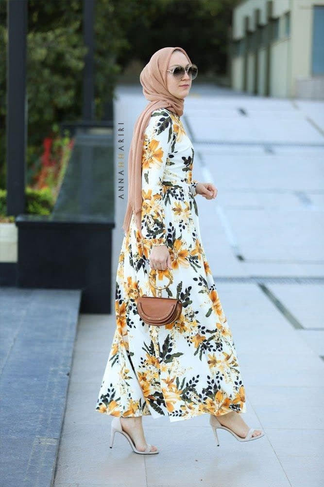 Iris Dress in yellow, view 5