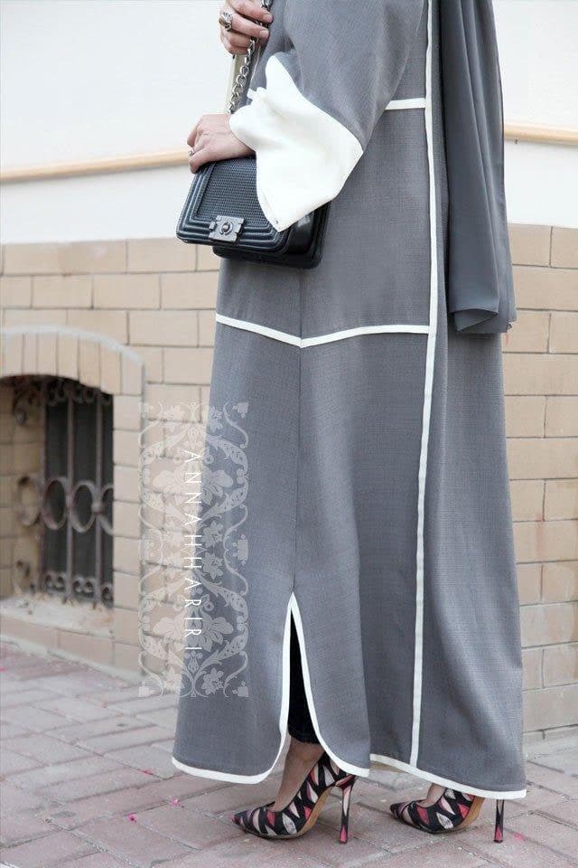 Abaya Sport cinza, vista 8