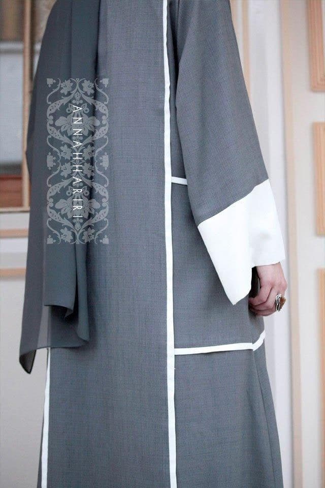 Abaya Sport cinza, vista 9