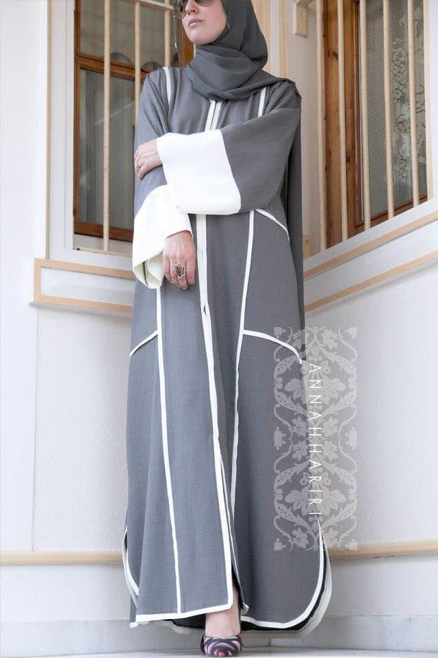 Abaya Sport cinza, vista 5