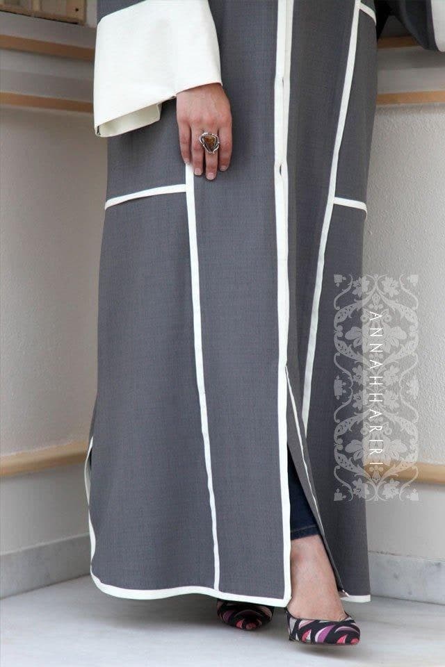 Abaya Sport cinza, vista 6