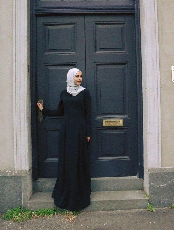 Black Aka Abaya, view 5