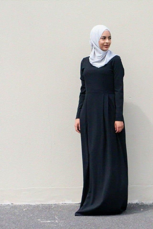 Black Aka Abaya, view 4