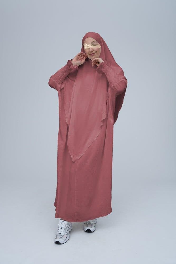 Pink Pristine prayer gown for Omrah or prayer