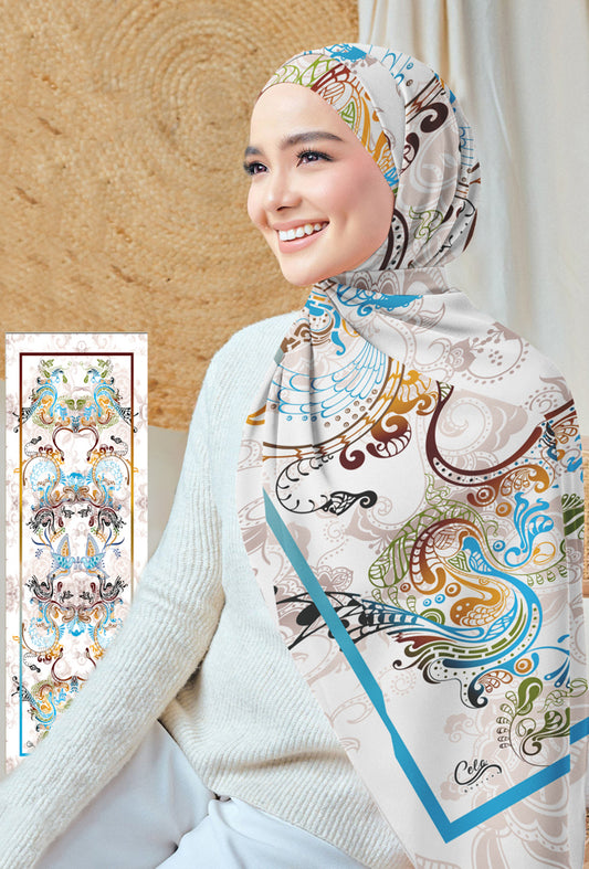 Gusli Printed Chiffon Hijab