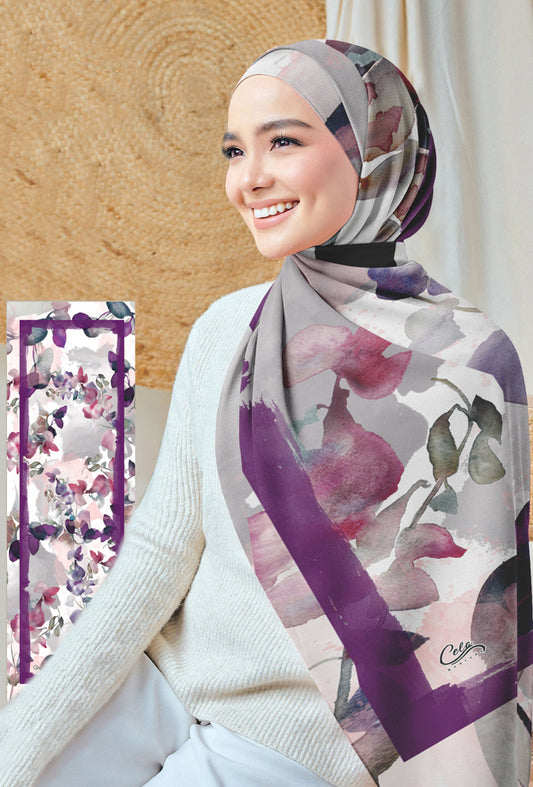 Keitlin Printed Chiffon Hijab