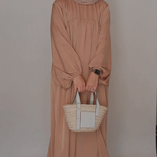 Khaki Monkii abaya dress