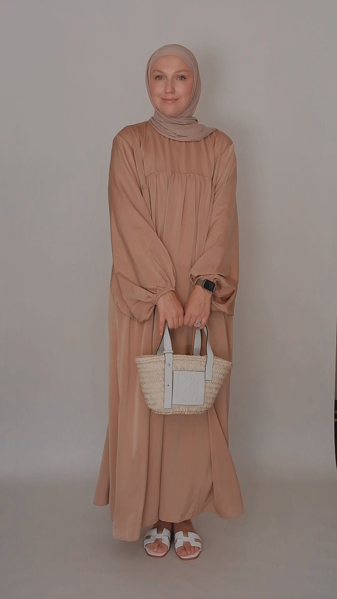 Khaki Monkii abaya dress