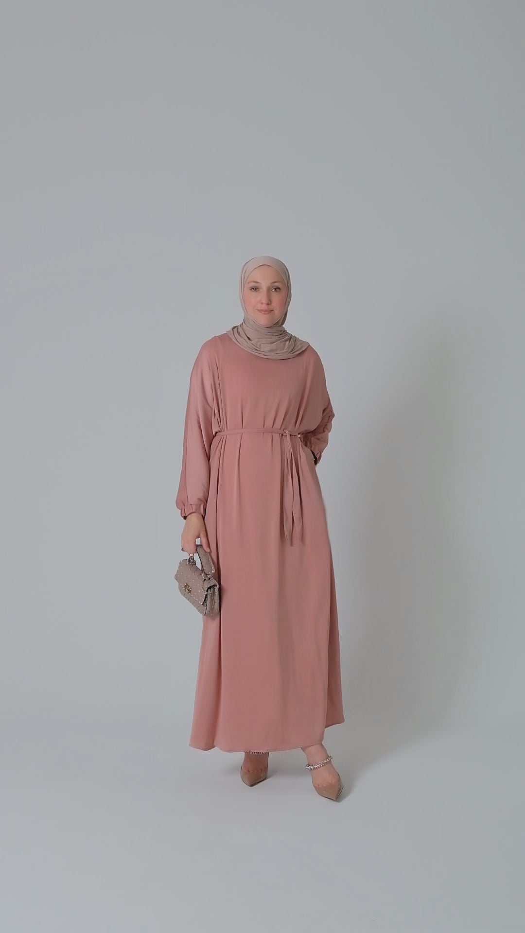 Long sleeves abaya dress
