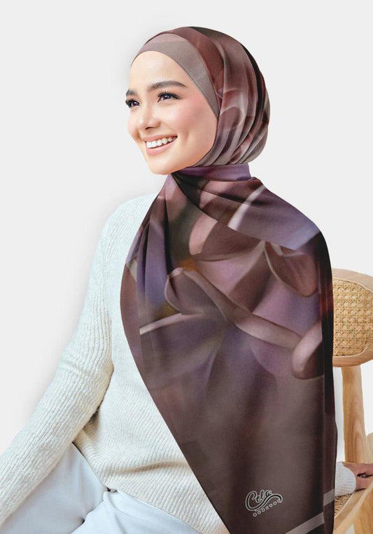 Sirenia Printed Chiffon Hijab - ANNAH HARIRI