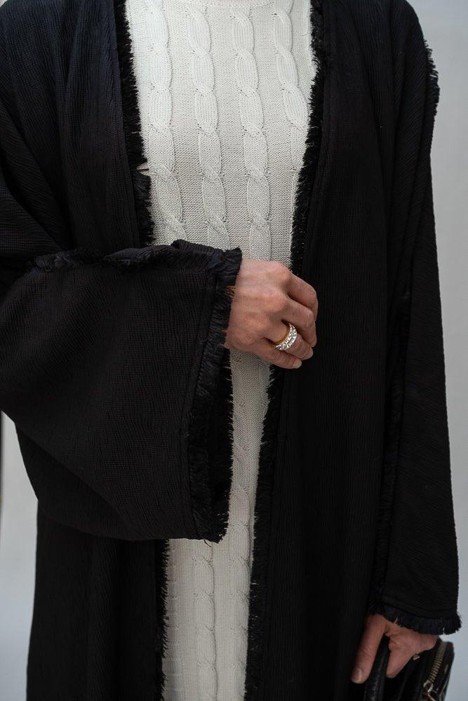 Arianya knitted slip winter modest dress - ANNAH HARIRI