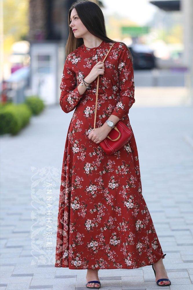 Autumn Flower Dress - ANNAH HARIRI