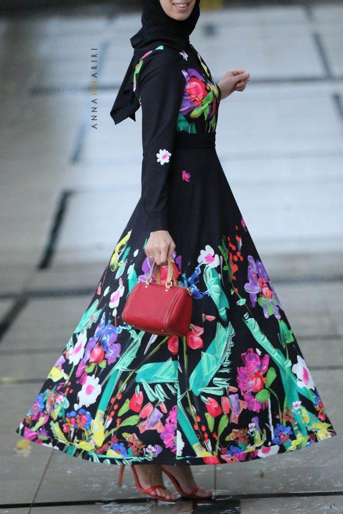 Avantgarde Modest Dress - ANNAH HARIRI