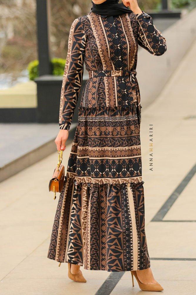 Aztec Print Dress - ANNAH HARIRI