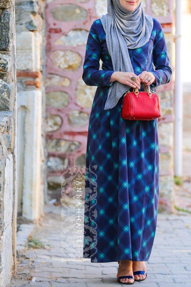 Belted Tartan Plaid Dress - ANNAH HARIRI