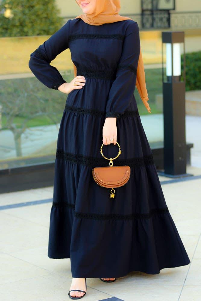 Black Boho Dress - ANNAH HARIRI