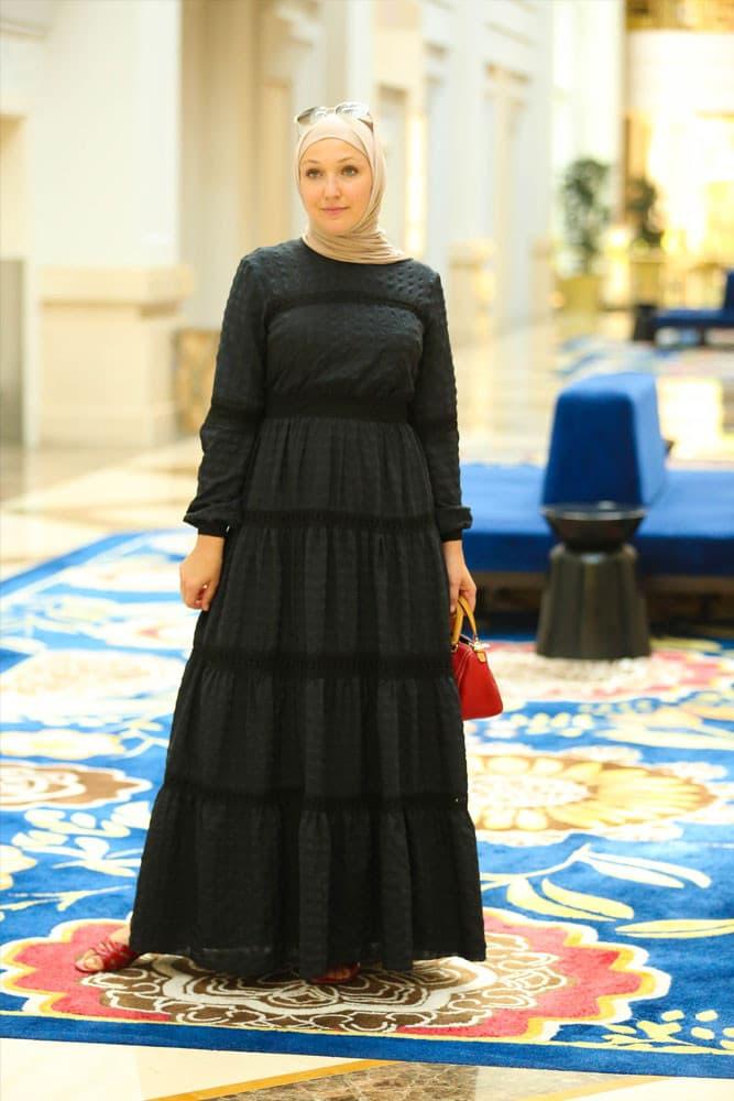 Black Boho Dress - ANNAH HARIRI