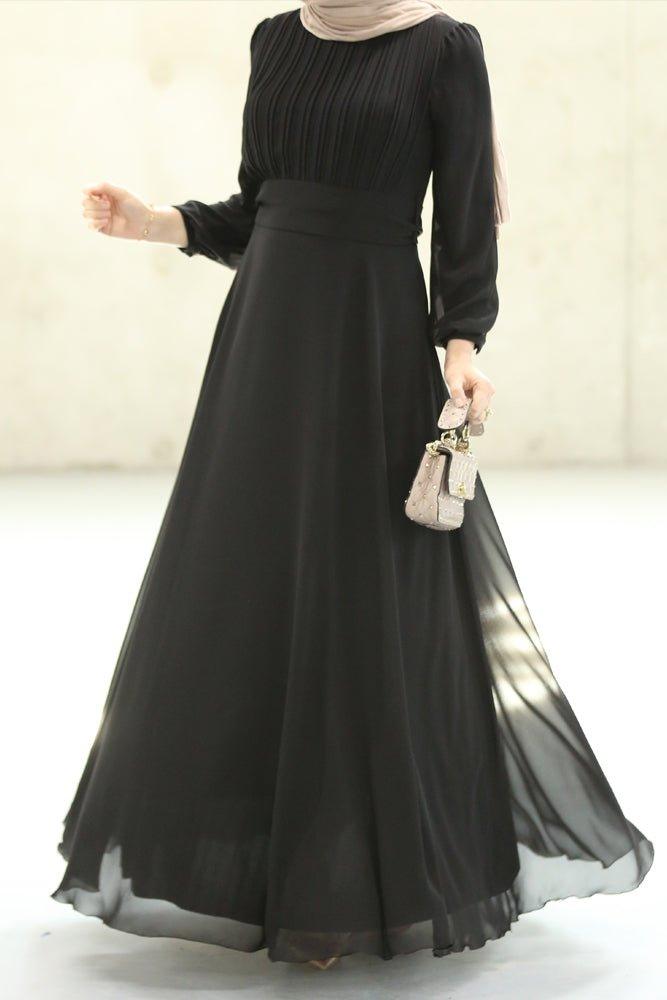 Black Dalia Dress - ANNAH HARIRI