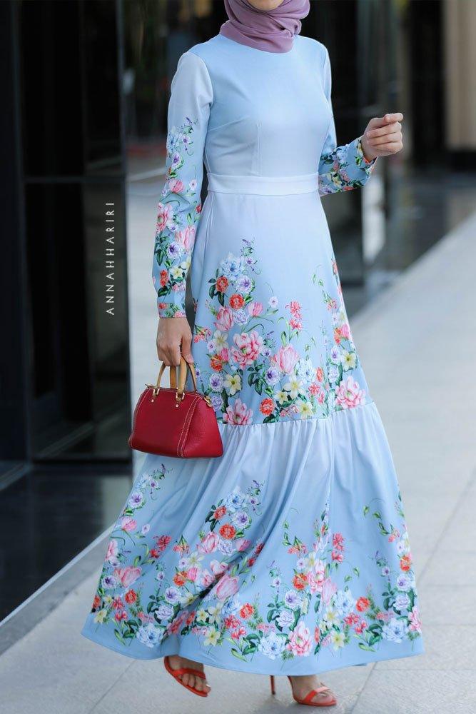 Blooms Modest Dress - ANNAH HARIRI