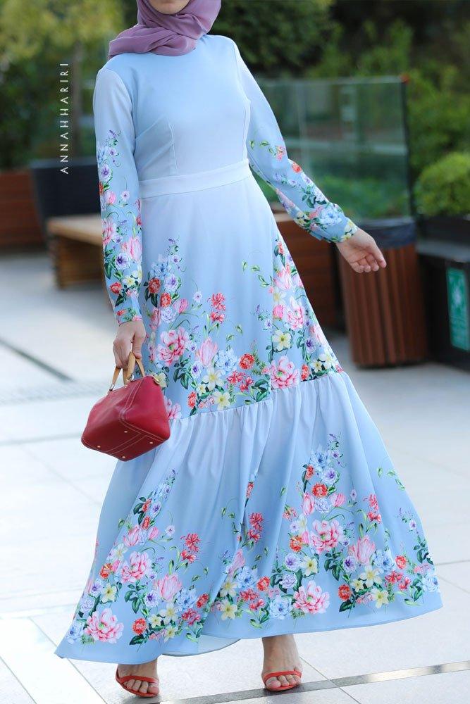 Blooms Modest Dress - ANNAH HARIRI