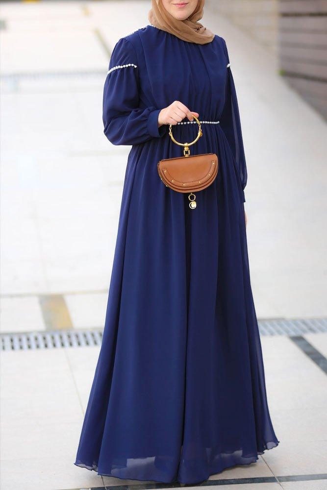 Blue Aysenur Dress - ANNAH HARIRI