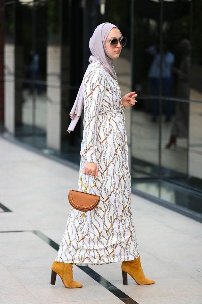 Chains Modest Dress - ANNAH HARIRI