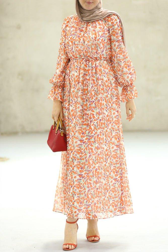 Color Burst Dress - ANNAH HARIRI