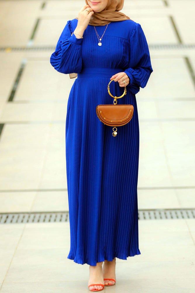 Eclectic Blue Dress - ANNAH HARIRI