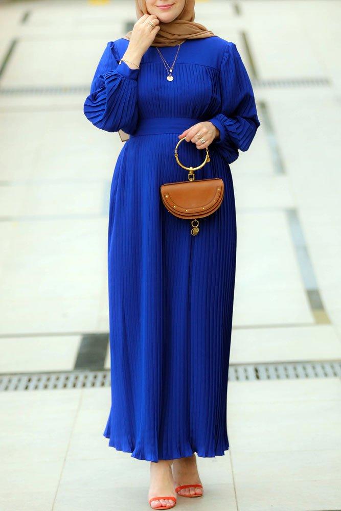 Eclectic Blue Dress - ANNAH HARIRI