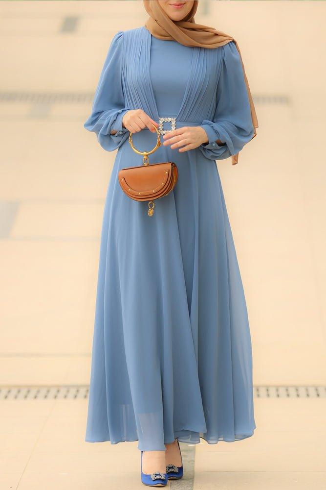 Eid Blue Dress - ANNAH HARIRI
