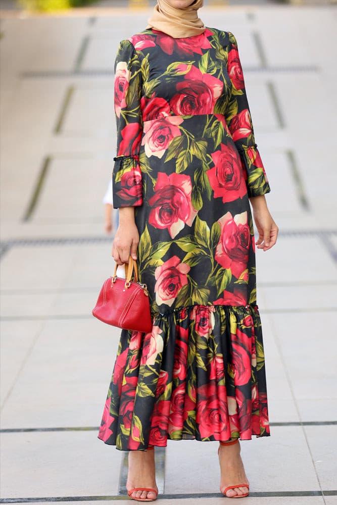 Elrosa Modest Dress - ANNAH HARIRI