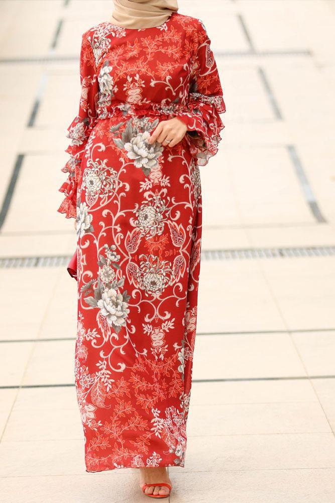 Fall Modest Dress - ANNAH HARIRI