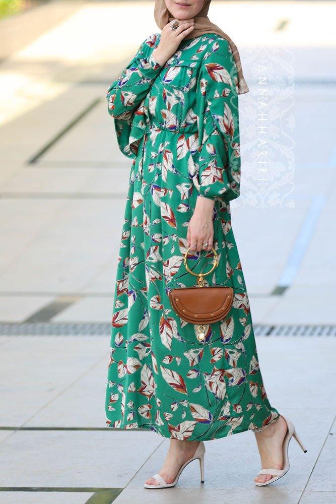 Green Leaf Dress - ANNAH HARIRI