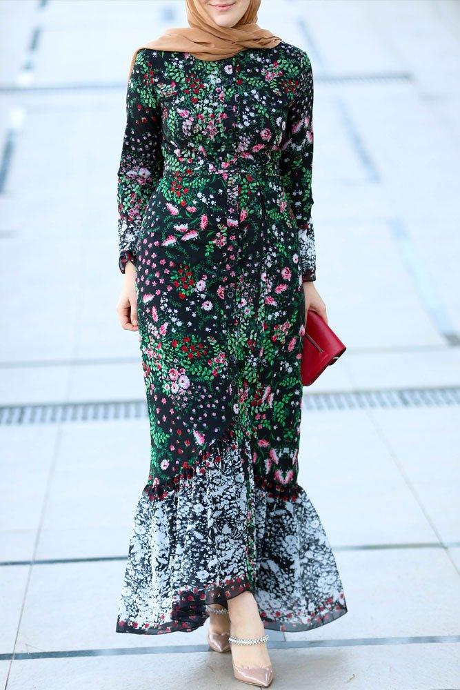 Ilkbahar Modest Dress - ANNAH HARIRI
