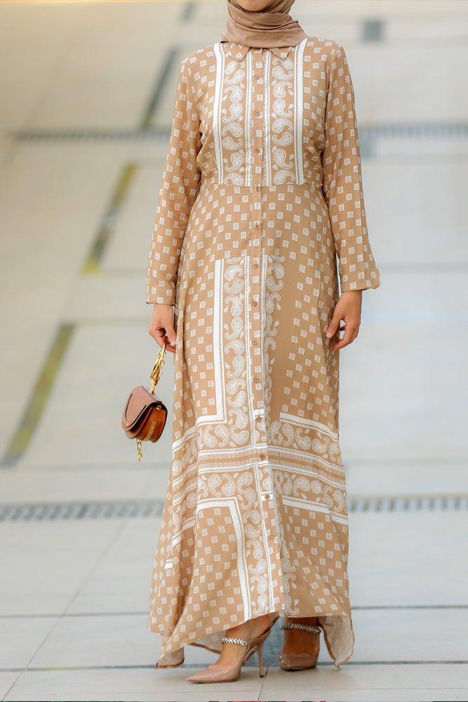 Isbeil Cotton Dress - ANNAH HARIRI