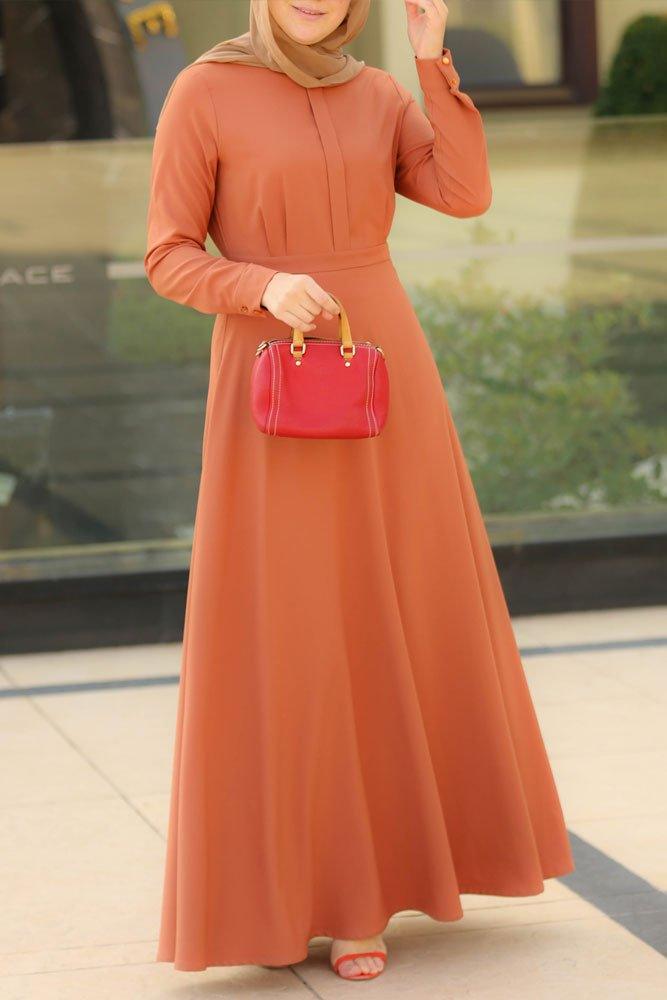 Kahverengi Cherry Dress - ANNAH HARIRI