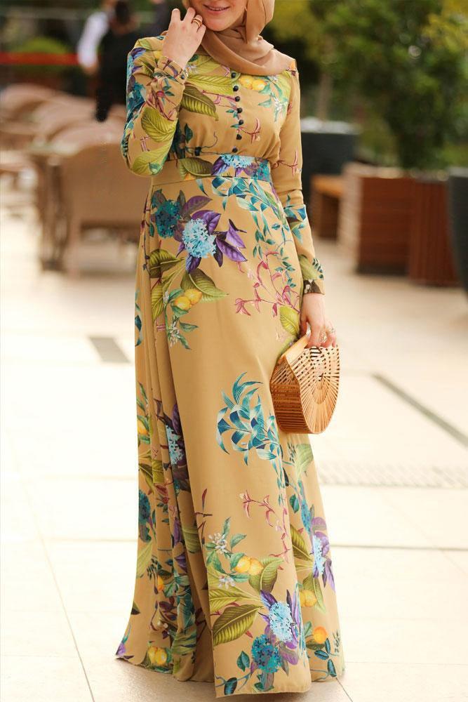 Lemon Modest Dress - ANNAH HARIRI