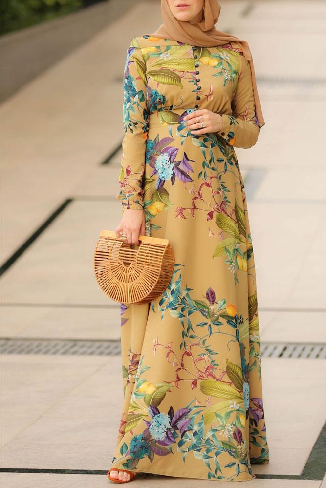 Lemon Modest Dress - ANNAH HARIRI
