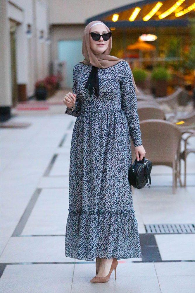 Leopard Print Dress - ANNAH HARIRI