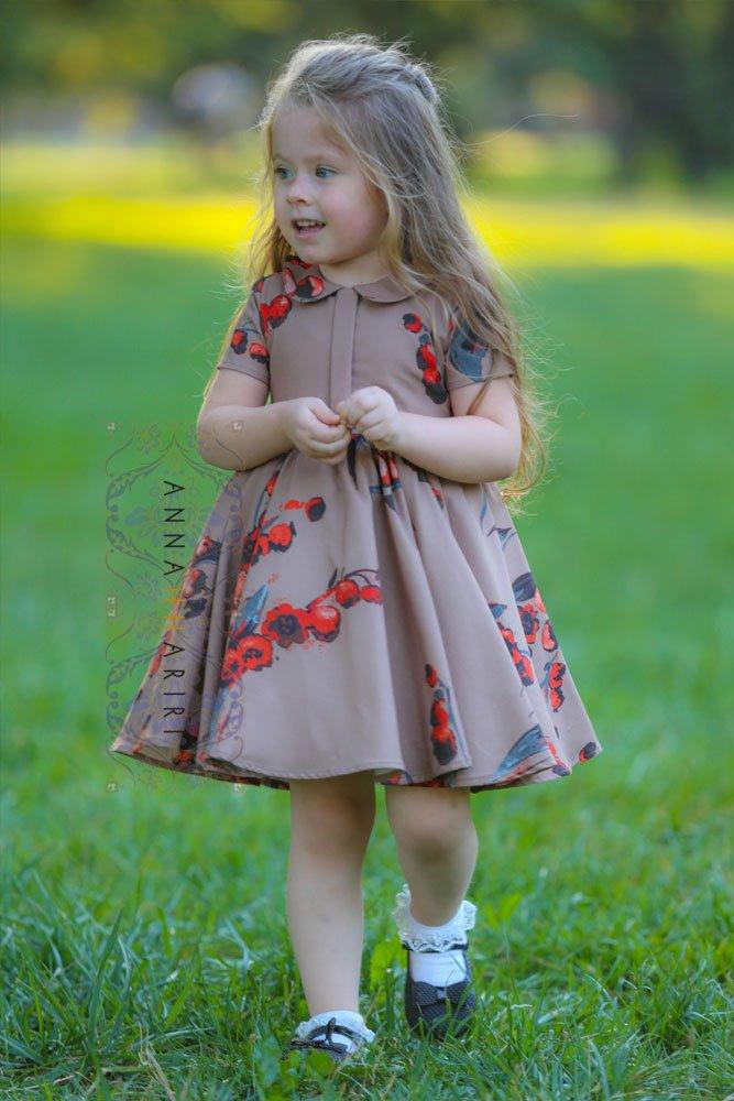 Little Autumn Cherry Dress - ANNAH HARIRI