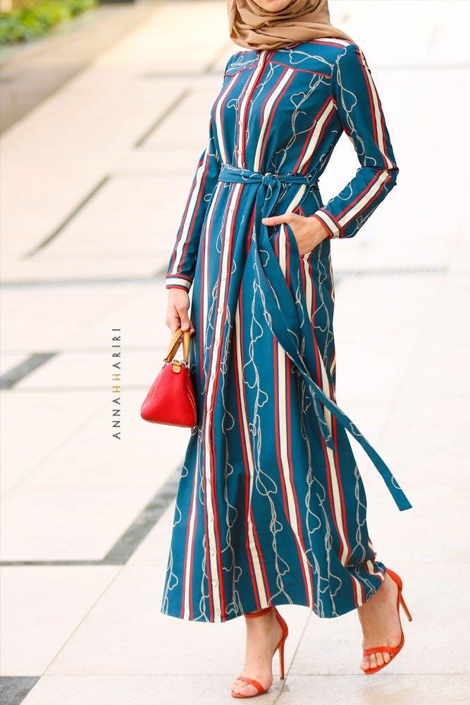 Love Stripe Dress - ANNAH HARIRI