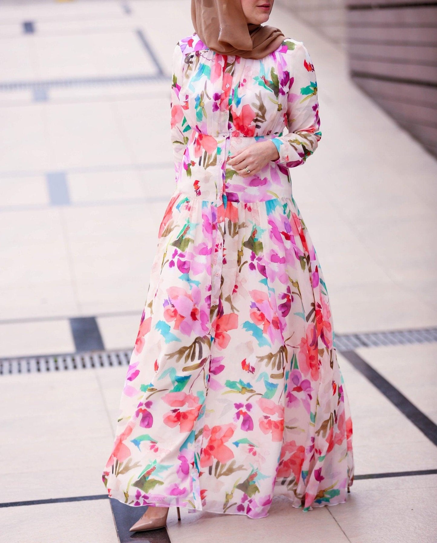Mirel Modest Dress - ANNAH HARIRI