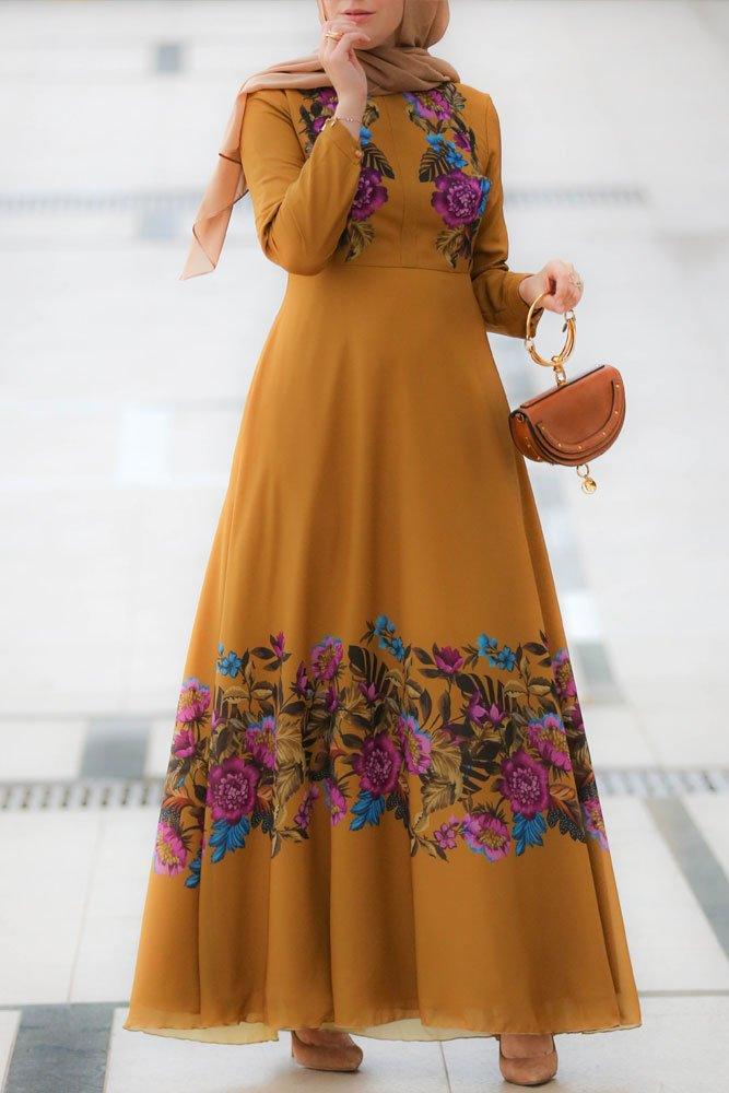 Mustard Yellow Dress - ANNAH HARIRI
