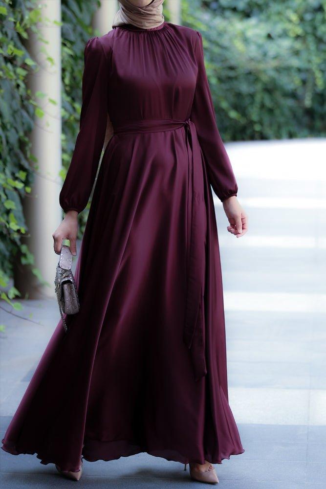 Omarah Modest Gown - ANNAH HARIRIUS4Purple