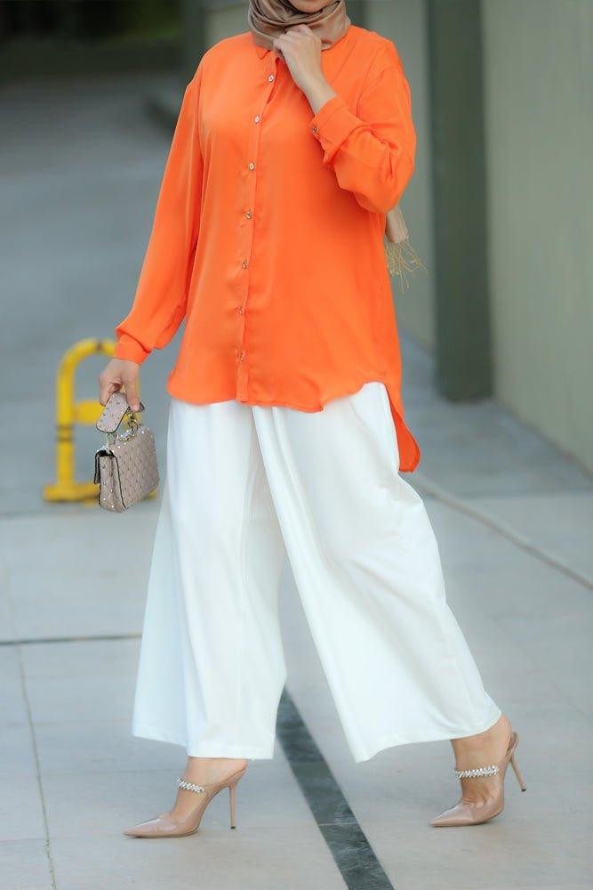 Orange Tunic Set - ANNAH HARIRI