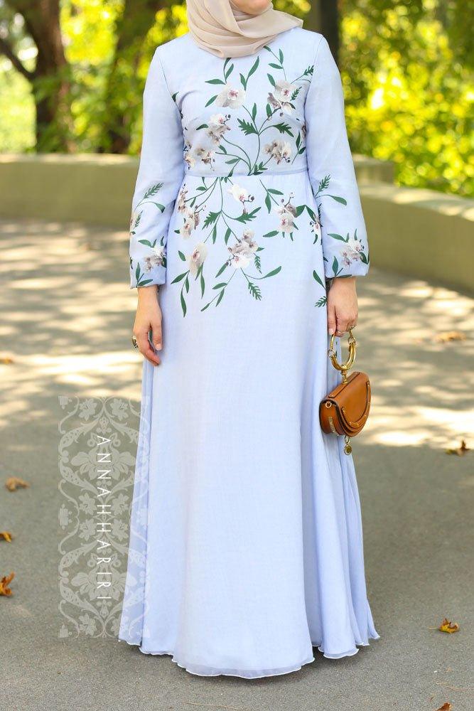 Orchid Modest Dress - ANNAH HARIRI