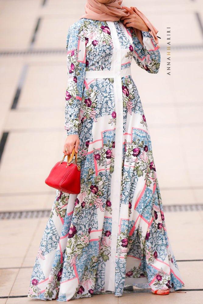 Ottoman Print Dress - ANNAH HARIRI